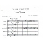 Image links to product page for Three Shanties for Wind Quintet