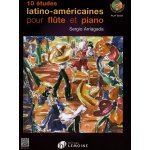 Image links to product page for Ten Latin-American Studies for Flute and Piano (includes CD)