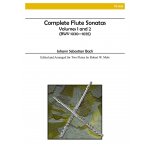 Image links to product page for Complete Flute Sonatas arranged for Two Flutes, Volumes 1 and 2, BWV1030-1035