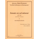Image links to product page for Sonata in G minor, BWV1020