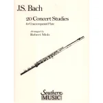 Image links to product page for 20 Concert Studies for Unaccompanied Flute