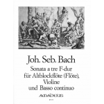 Image links to product page for Sonata a Tre F major for Flute or Recorder, Violin and Continuo 