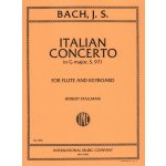 Image links to product page for Italian Concerto in G Major for Flute and Piano, S. 971