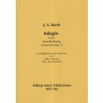 Image links to product page for Adagio from Brandenburg Concerto No 2 for Flute Quartet