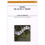 Image links to product page for Sonata No. 5 in F major "Spring" for Flute and Piano, Op 24