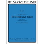 Image links to product page for Elf Mödlinger Tänze 1-5 [Flute and 4 Clarinets]