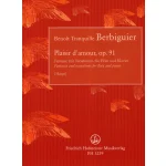 Image links to product page for Plaisir d'amour: Fantasia and Variations for Flute and Piano, Op. 91