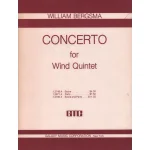 Image links to product page for Concerto for Wind Quintet (Score)