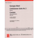 Image links to product page for Menuet from L'Arlesienne, and Danse Bohemienne & Entr'acte from Carmen for Flute and Piano