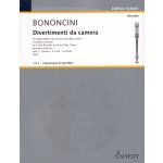 Image links to product page for Divertimenti di Camera Book 1 (Nos 1-2) for Treble Recorder/Flute and Basso Continuo