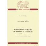 Image links to product page for Variations sur une Chanson à Danser du Folklore Vivarois for Three Flutes