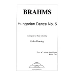 Image links to product page for Hungarian Dance No. 5 for Flute Choir