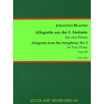 Image links to product page for Allegretto from Symphony No 3 [4 Flutes]