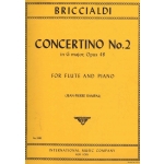 Image links to product page for Concertino No2 in G major for Flute and Piano, Op48