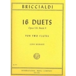 Image links to product page for 16 Duets for Two Flutes, Op132, Vol 2