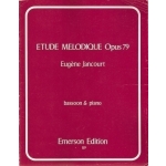 Image links to product page for Etude Melodique for Bassoon and Piano, Op79