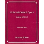 Image links to product page for Etude Melodique for Bassoon and Piano, Op79