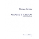 Image links to product page for Andante & Scherzo for 4 Bassoons