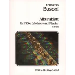 Image links to product page for Album Leaf in E minor for Flute/Violin and Piano, K272