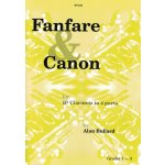 Image links to product page for Fanfare & Canon for Clarinet Quartet