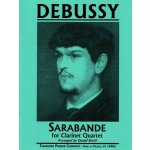 Image links to product page for Sarabande from 'Pour Le Piano' [Clarinet Quartet]