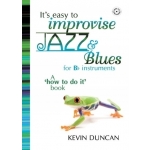 Image links to product page for It's Easy To Improvise Jazz and Blues (for Bb instruments) (includes CD)