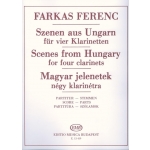 Image links to product page for Scenes from Hungary for Clarinet Quartet
