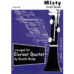 Image links to product page for Misty for Clarinet Quartet