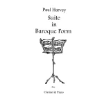 Image links to product page for Suite in Baroque Form for Clarinet and Piano