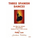 Image links to product page for Three Spanish Dances for Oboe/Clarinet and Piano