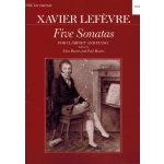 Image links to product page for Five Sonatas for Clarinet and Piano