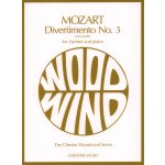 Image links to product page for Divertimento No 3 for Clarinet and Piano, K439B