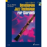 Image links to product page for Developing Jazz Technique for Clarinet (includes CD)