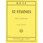 Image links to product page for 32 Studies for Clarinet