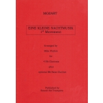 Image links to product page for Eine Kleine Nachtmusik 1st movement [Clarinet Quartet]
