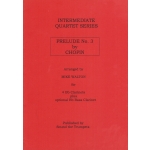 Image links to product page for Prelude No 3 (Clarinet Quartet)