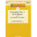 Image links to product page for Concerto No 1 in F minor, Op73 (includes CD)