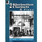Image links to product page for Selected Pieces from The Threepenny Opera for Two Clarinets and Piano
