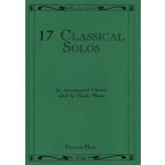 Image links to product page for 17 Classical Solos for Clarinet