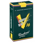 Image links to product page for Vandoren SR7135 V16 Soprano Saxophone Reeds Strength 3.5, 10-pack