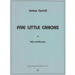 Image links to product page for 5 Little Canons for Flute and Bassoon