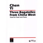 Image links to product page for Three Bagatelles from China West for Flute and Piano
