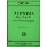 Image links to product page for 22 Studies for the Virtouso Flutist, Op10 and 22