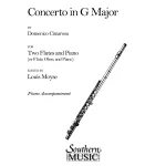 Image links to product page for Concerto in G major for Two Flutes and Piano - Piano Accompaniment Part