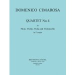 Image links to product page for Quartet No 4 in F major for Flute, Violin, Viola, and Cello