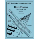 Image links to product page for Dizzy Fingers for Two Flutes and Piano