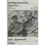 Image links to product page for Sonata in G, 'Hamburger'  1786 [Flute & Guitar], Wq133