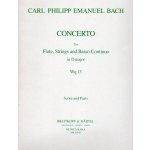 Image links to product page for Flute Concerto in D, Wq13