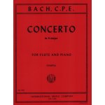 Image links to product page for Concerto in A major for Flute and Piano, Wq168