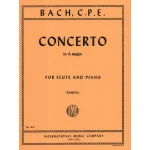Image links to product page for Concerto in A major for Flute and Piano, Wq168
